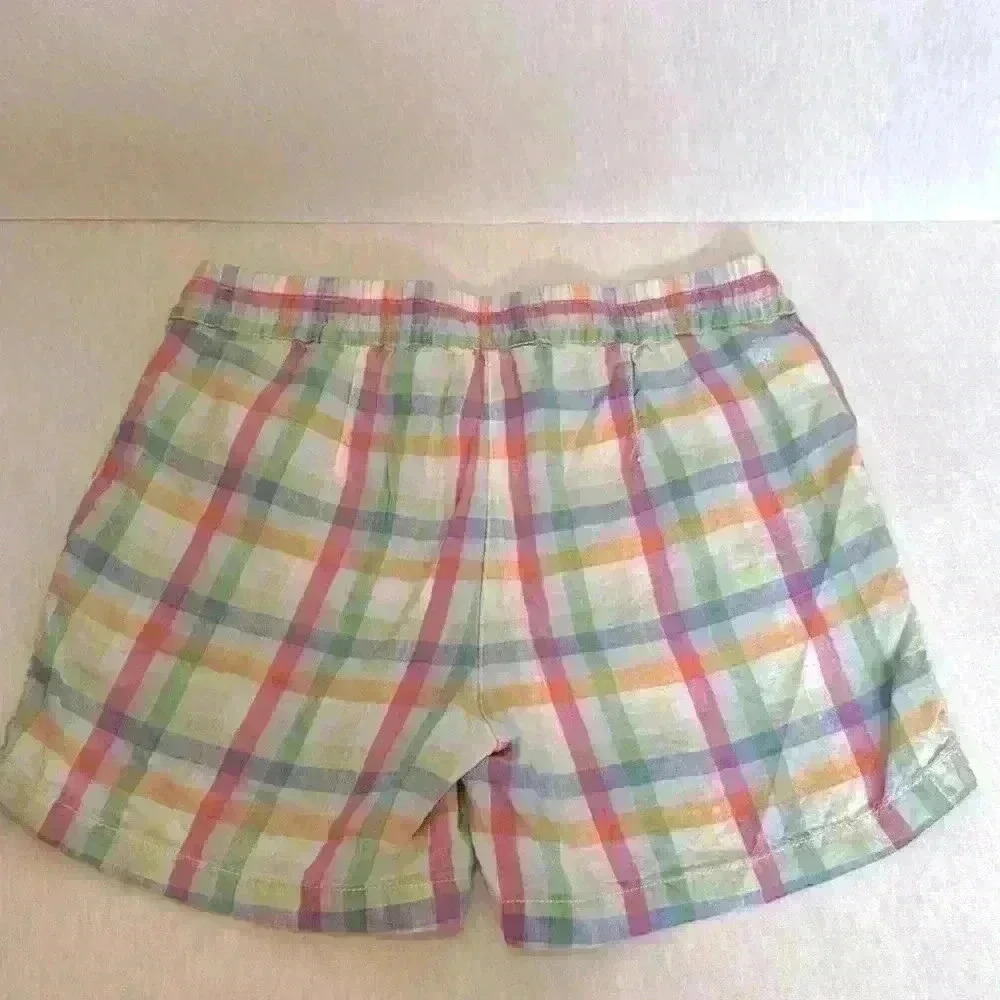 Tommy Bahama 100% Linen Multicolored Shorts with Drawstring Women’s Size Small - Picture 3 of 11